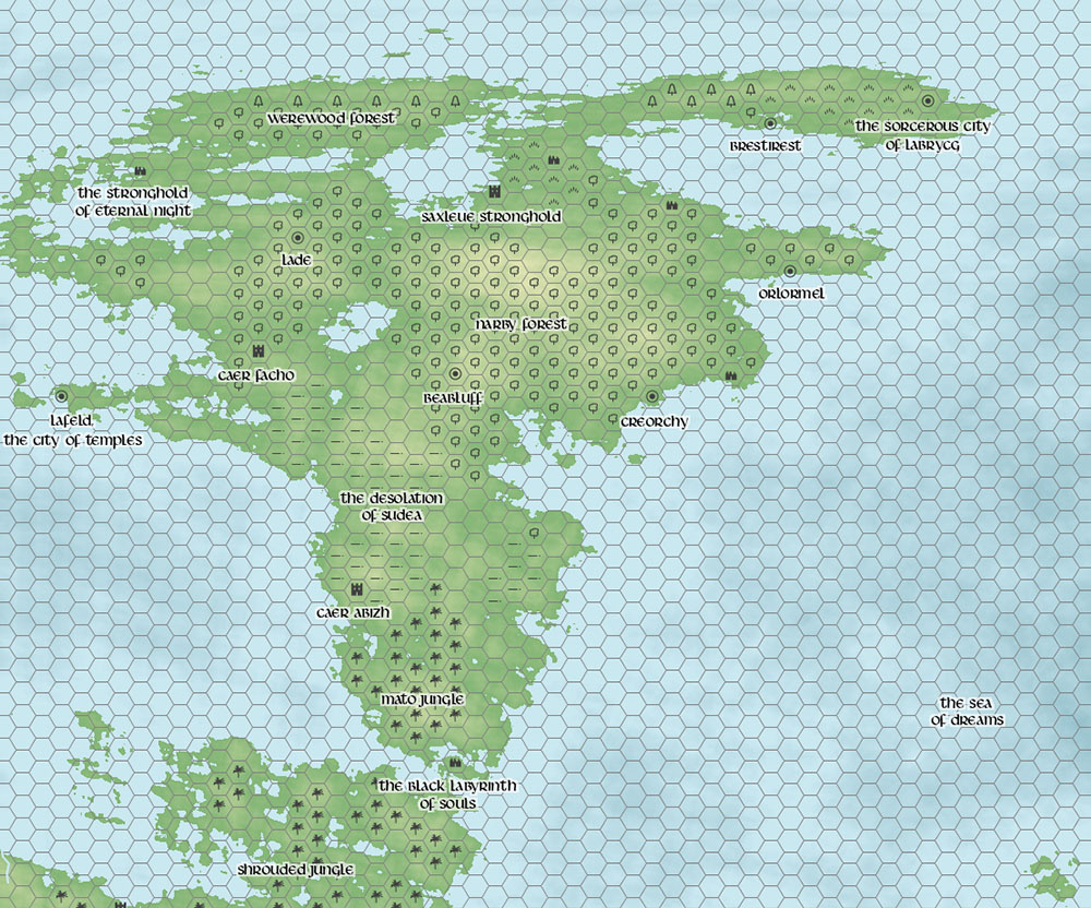 donjon world map